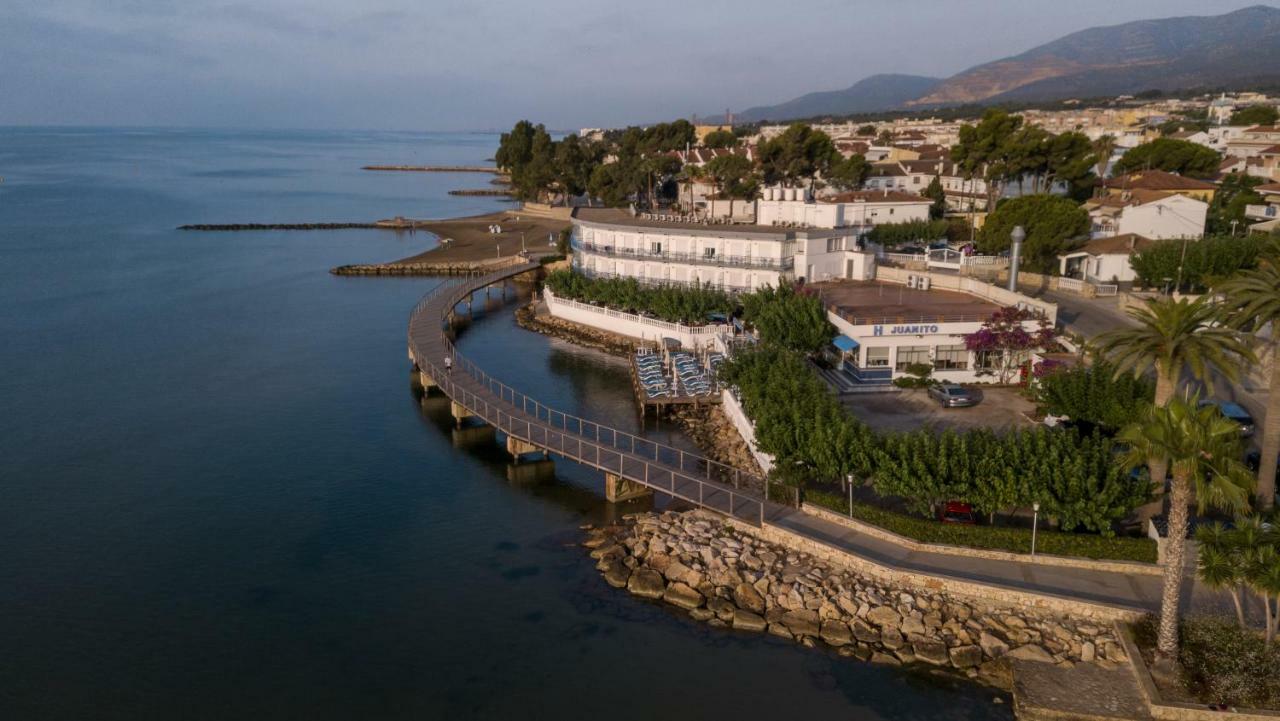 Hotel Restaurant Juanito Platja Sant Carles De La Rapita Bagian luar foto